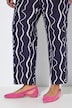 Jerseyhose, grafischer Druck, weites Bein, Elastikbund