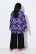 Jerseyjacke, grafischer Druck, ohne Verschluss, Langarm