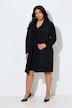 Jerseyjacke, Schalkragen, ohne Verschluss, Langarm