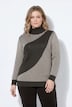 Pullover, Rippstrick, Rollkragen, Langarm, Biobaumwolle