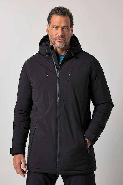 Functionele jas, outdoor, waterdicht, warme wattering, tot 8XL