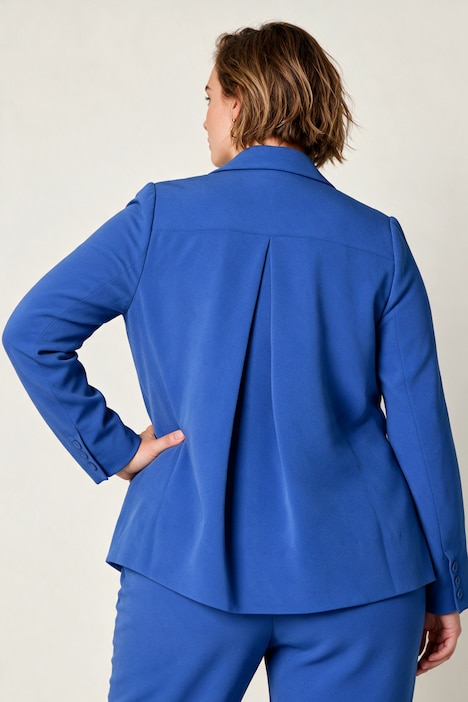 Acetat-Jacke, A-Linie, Wiener Nähte, Hemdkragen