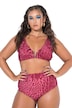 Bikini-Slip, HighWaist, Color Leo, Shaping