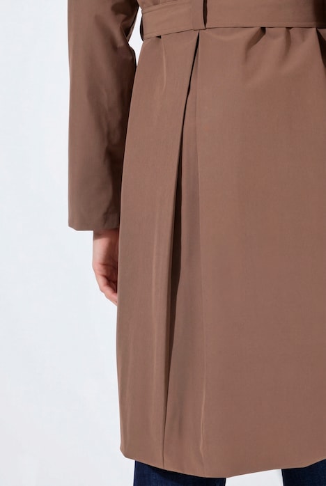 Trenchcoat, Reverskragen, doppelreihig, Raglan-Langarm