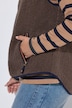 Teddy-Weste, Stehkragen, 2-Wege Zipper