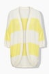 Strickjacke, Streifen, Egg-Shape, 3/4-Fledermausarm