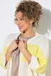 Strickjacke, Streifen, Egg-Shape, 3/4-Fledermausarm