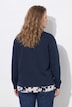 Sweatshirt, Tunnelzug, Stehkragen, Langarm, Biobaumwolle