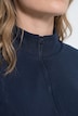 Sweatshirt, Tunnelzug, Stehkragen, Langarm, Biobaumwolle