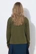Sweatshirt, Tunnelzug, Stehkragen, Langarm, Biobaumwolle