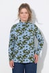 T-shirt en coton bio, motif à fleurs et manches longues, coupe Slim Fit