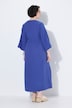 Maxi-jurk, mousseline, A-lijn, V-hals, 3/4-mouwen