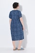 Striped Voile Puff Sleeve Dress