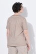T-shirt, zeester, oversized, ronde hals, korte mouwen