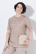 T-shirt, zeester, oversized, ronde hals, korte mouwen