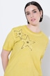 T-shirt, zeester, oversized, ronde hals, korte mouwen