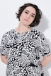 T-Shirt, Muscheln, Oversized, Tunika-Ausschnitt, Halbarm