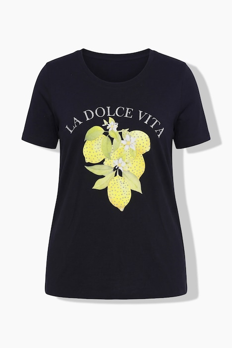 T-Shirt, Comfort Fit, Zitronen-Motiv