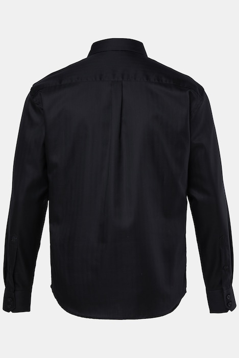 Karohemd, Business, Langarm, Fischgrat, Modern Fit, bis 8 XL