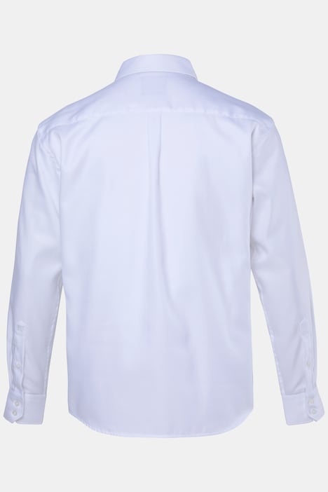 Chemise à carreaux, style professionnel, manches longues, motif à chevrons, coupe moderne, jusqu'à la taille 8 XL