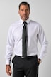 Chemise à carreaux, style professionnel, manches longues, motif à chevrons, coupe moderne, jusqu'à la taille 8 XL
