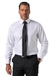 Kostkovaná košile, business, dlouhé rukávy, rybí kost, moderní střih, do vel. 8XL