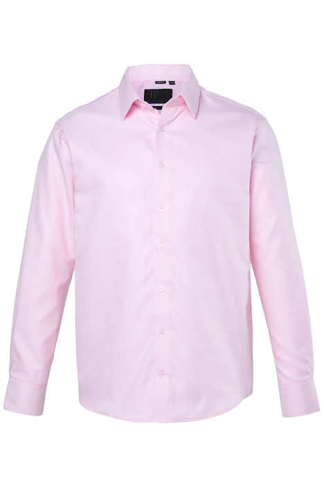 Kostkovaná košile, business, dlouhé rukávy, rybí kost, moderní střih, do vel. 8XL