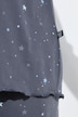 Pyjama motif étoiles, ourlet « vagues », décolleté rond et manches longues