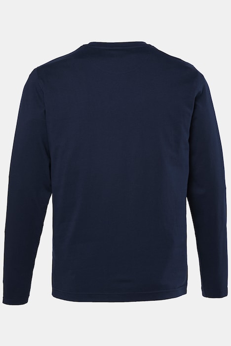 Men+ Langarmshirt, Print, bis 8 XL