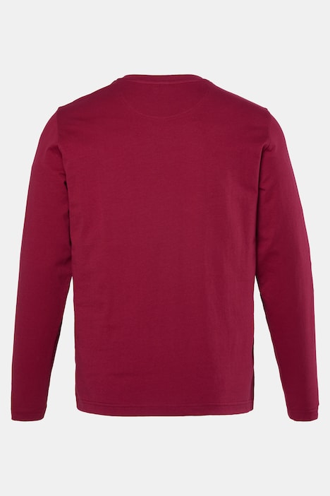Men+ Langarmshirt, Print, bis 8 XL