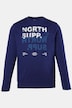 Men+ Langarmshirt, Bauchfit, Print, bis 8 XL