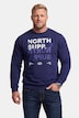 Men+ Langarmshirt, Bauchfit, Print, bis 8 XL