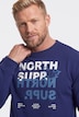 Men+ Langarmshirt, Bauchfit, Print, bis 8 XL