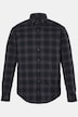 Geruit overhemd, lange mouwen, buttondown kraag, modern fit, tot 8XL