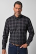 Geruit overhemd, lange mouwen, buttondown kraag, modern fit, tot 8XL