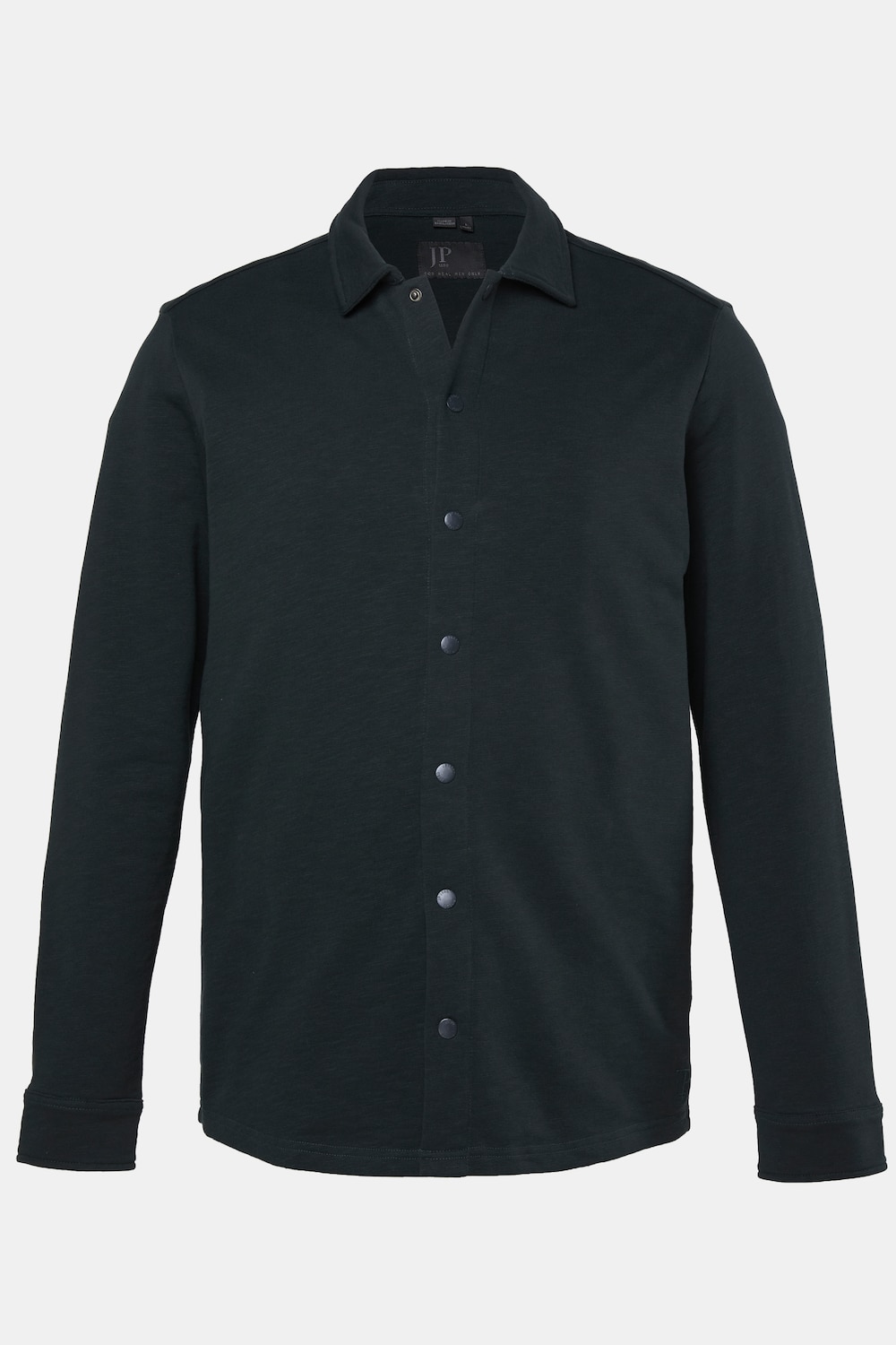 Sweat à manches longues, col Kent, coupe flottante, jusqu'au 8 XL