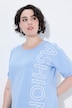 T-shirt, tekstmotief, oversized, ronde hals, korte mouwen