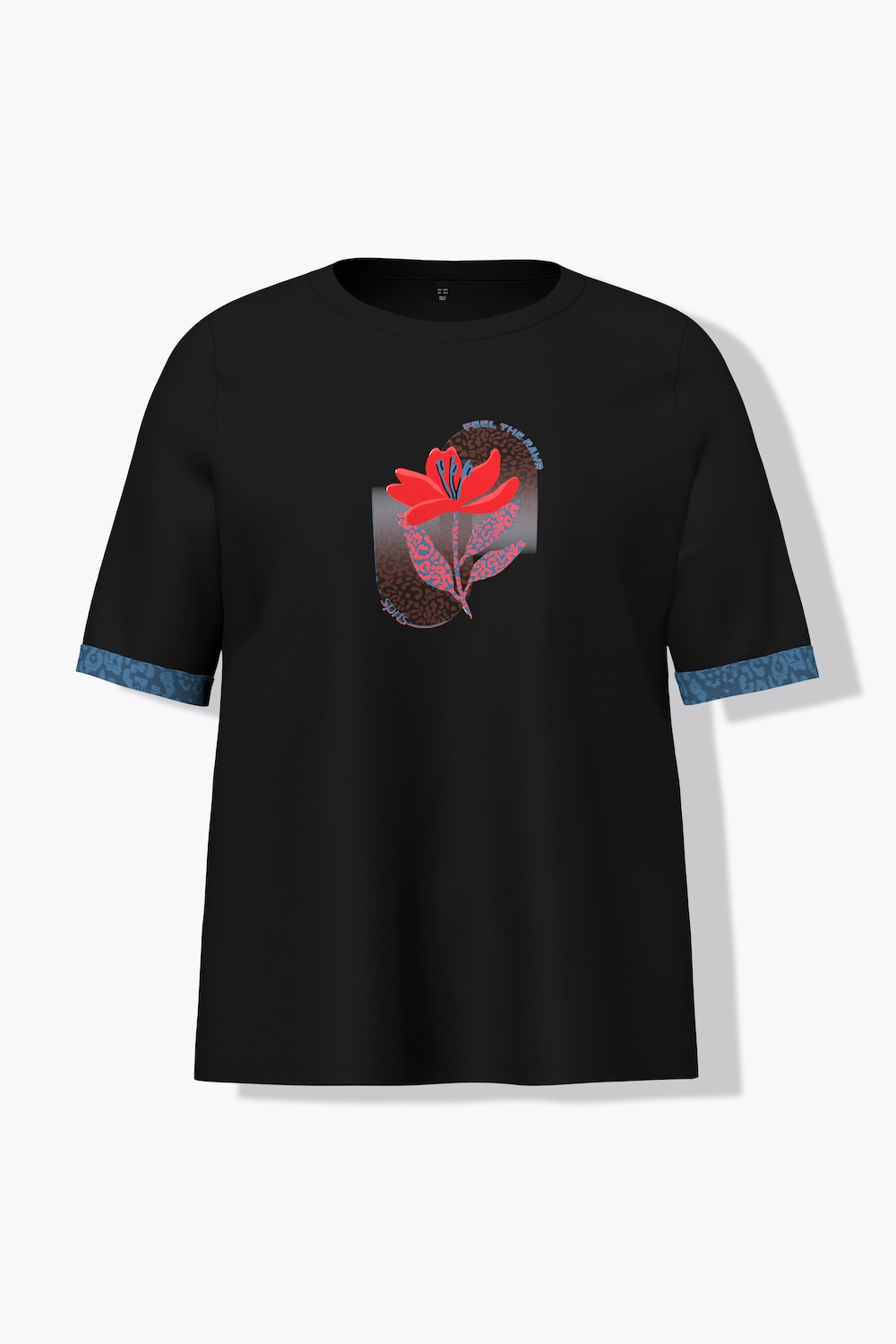 Funktions-Shirt, Motivdruck, Classic, Rundhals, Halbarm