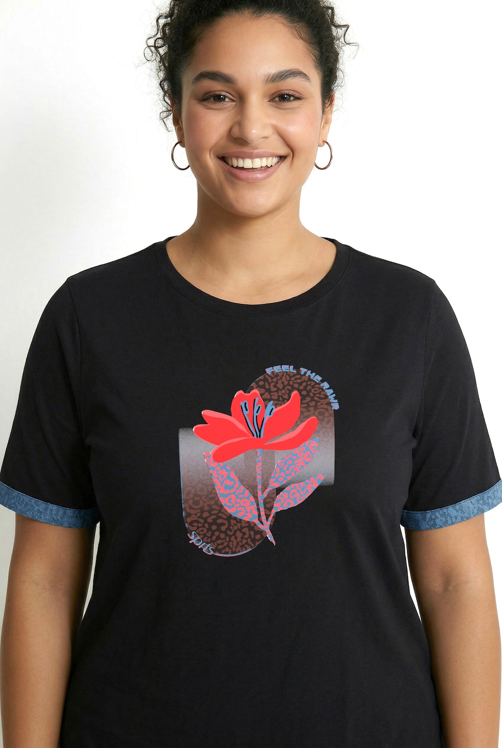 Funktions-Shirt, Motivdruck, Classic, Rundhals, Halbarm