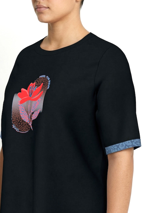 Funktions-Shirt, Motivdruck, Classic, Rundhals, Halbarm