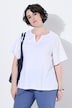 T-Shirt, Stickerei, Tunika-Ausschnitt, Halbarm