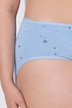 Midi-Slips, 5er-Pack, Sterne/einfarbig
