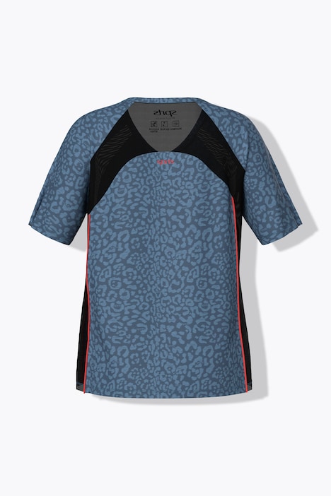 Funktions-Shirt, Classic, V-Ausschnitt, Halbarm, recycelt