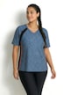 Funktions-Shirt, Classic, V-Ausschnitt, Halbarm, recycelt