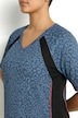 Funktions-Shirt, Classic, V-Ausschnitt, Halbarm, recycelt