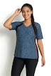 Funktions-Shirt, Classic, V-Ausschnitt, Halbarm, recycelt