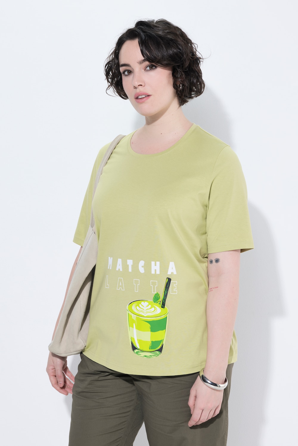 T-shirt, smoothie, classic, ronde hals, korte mouwen