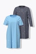 Bigshirts, 2er-Pack, Sterne, Rundhals, Halbarm