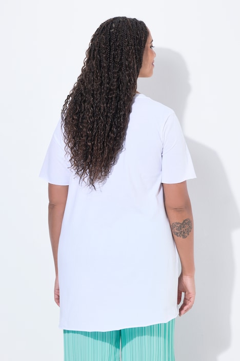 Terry Cloth Smiley Face Graphic Tee