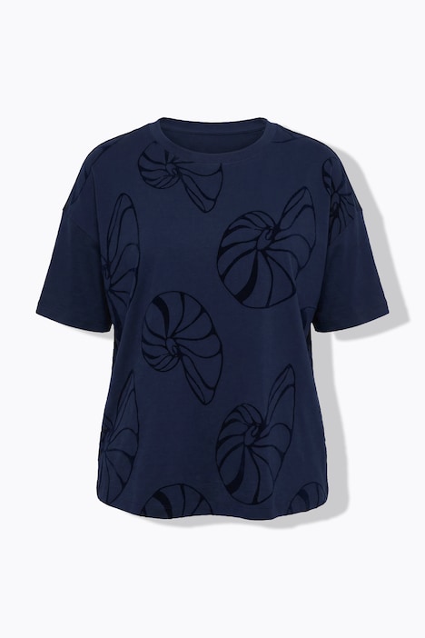 Nautilus Flocked Short Sleeve Tee